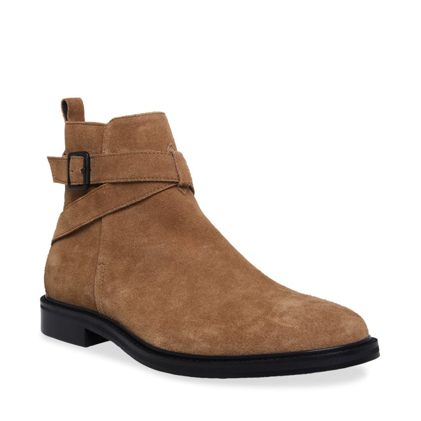 Brown Steve Madden Matthew Suede Men's Ankle Boots | PH 9347CZH